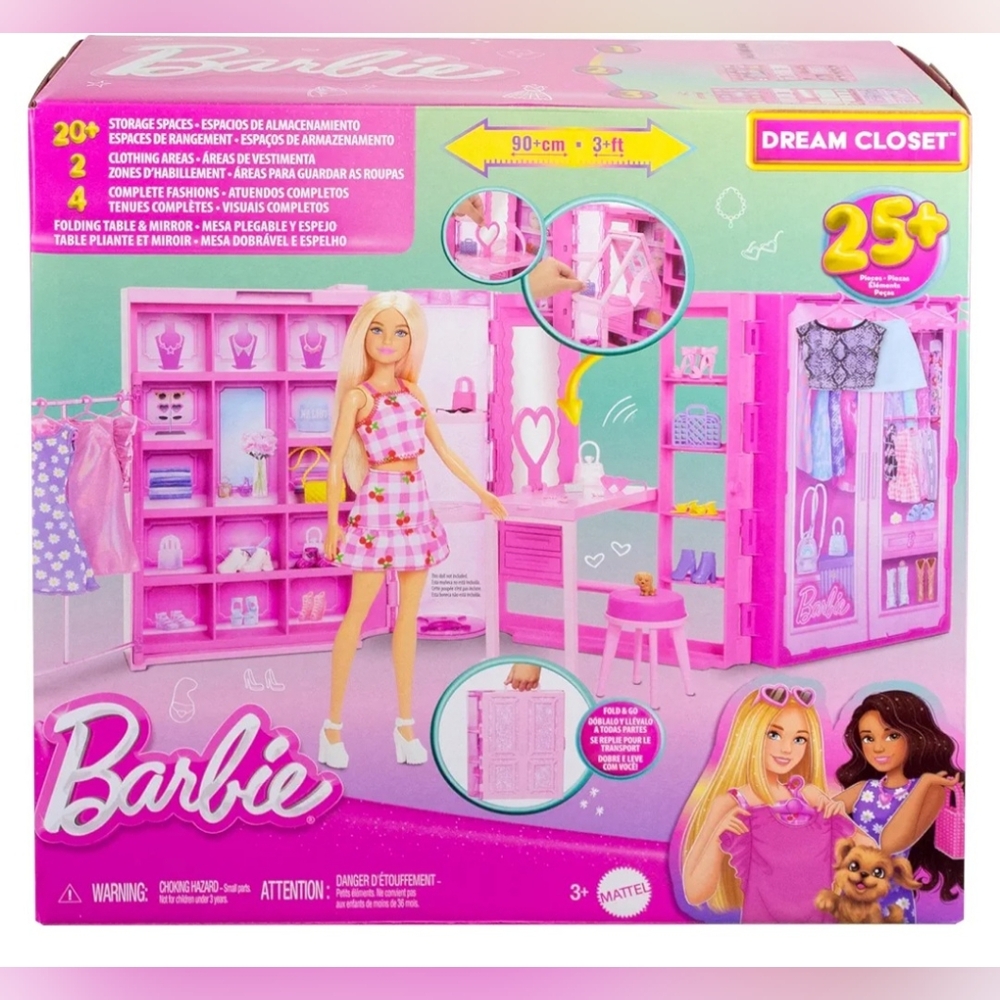 NEW Barbie Dream Closet Playset